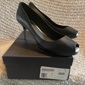 Women’s size 14 (46) black 4” platform heels brand Shoes of Prey”